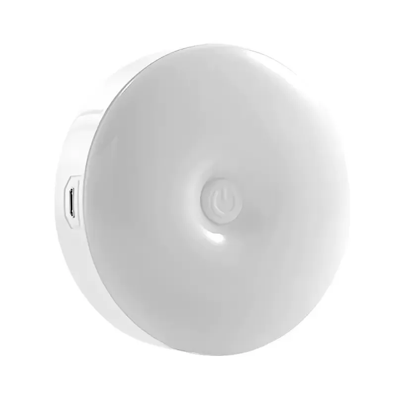 USB Rechargeable LED Night Light with Switch, Motion Sensor Magnetic Wireless Lamp, Warm White No Flicker for Closet Bed Cabinet view 6