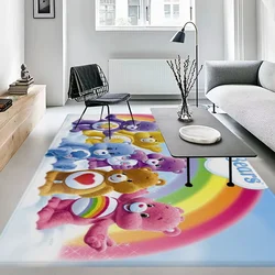 Cute Cartoon C-CARES-BEARS Floor Mat INS Style Soft Bedroom Floor House Laundry Room Mat Anti-skid Household Carpets