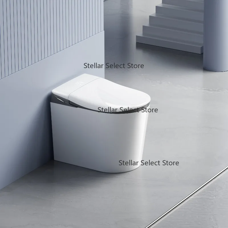 High-End Modern Intelligent Commode Toilet Foot Sensor Flush Floor Mounted  WC Remote Elongated Closet Water Closet