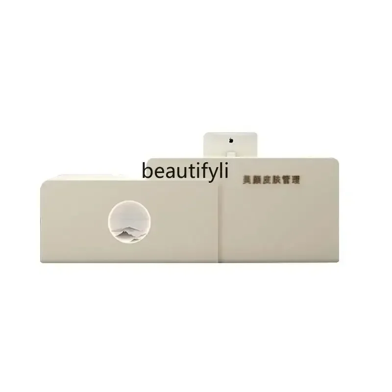 60.Simple beauty salon checkout page Simple modern clothing store Bar training institution Front desk Company reception desk