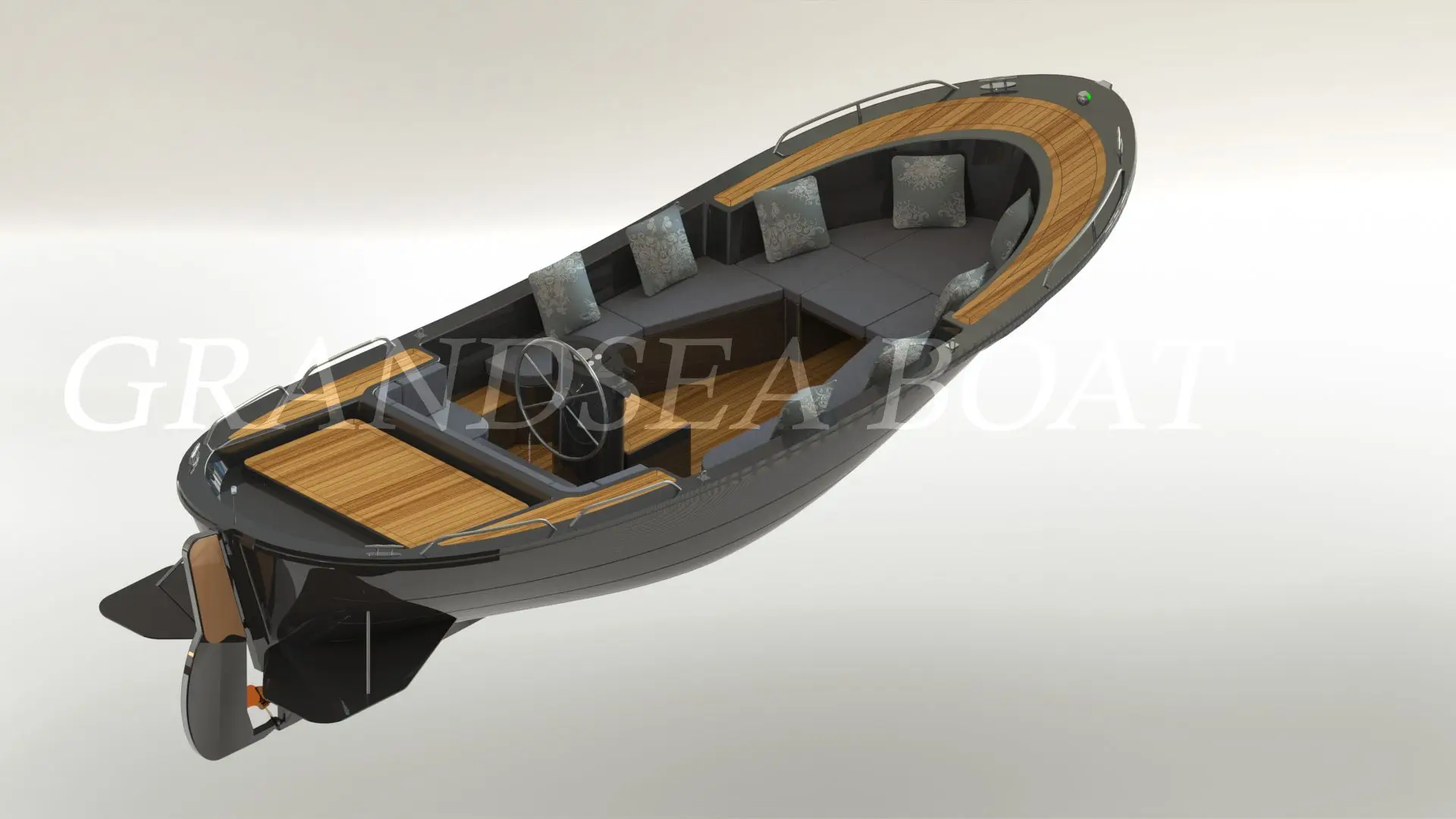 Barca olandese Sloop in fibra di vetro con motore interno Grandsea da 8,6 m in vendita