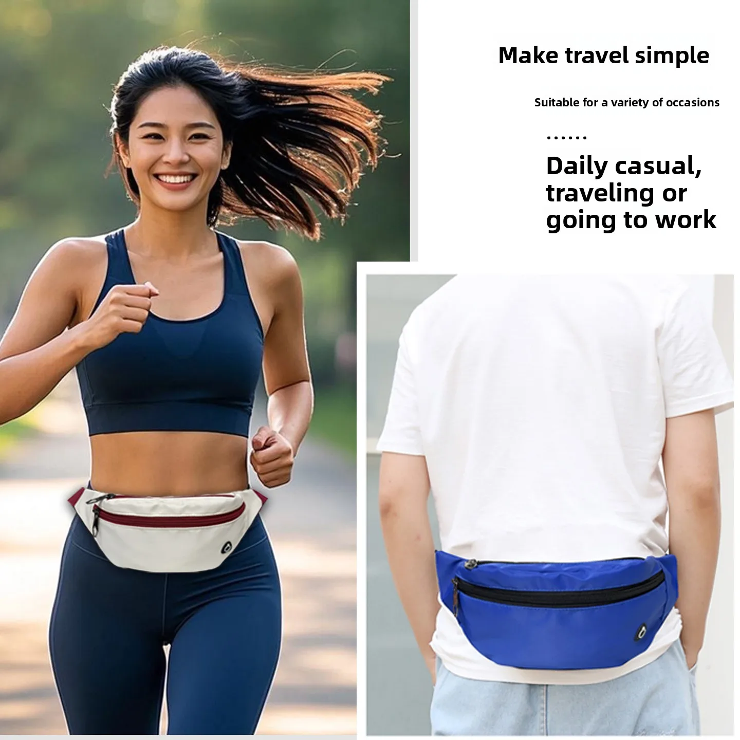 Cross-border Trendy Women's Sporty Multi-functional Phone Bag for Outdoor Running and Daily Use