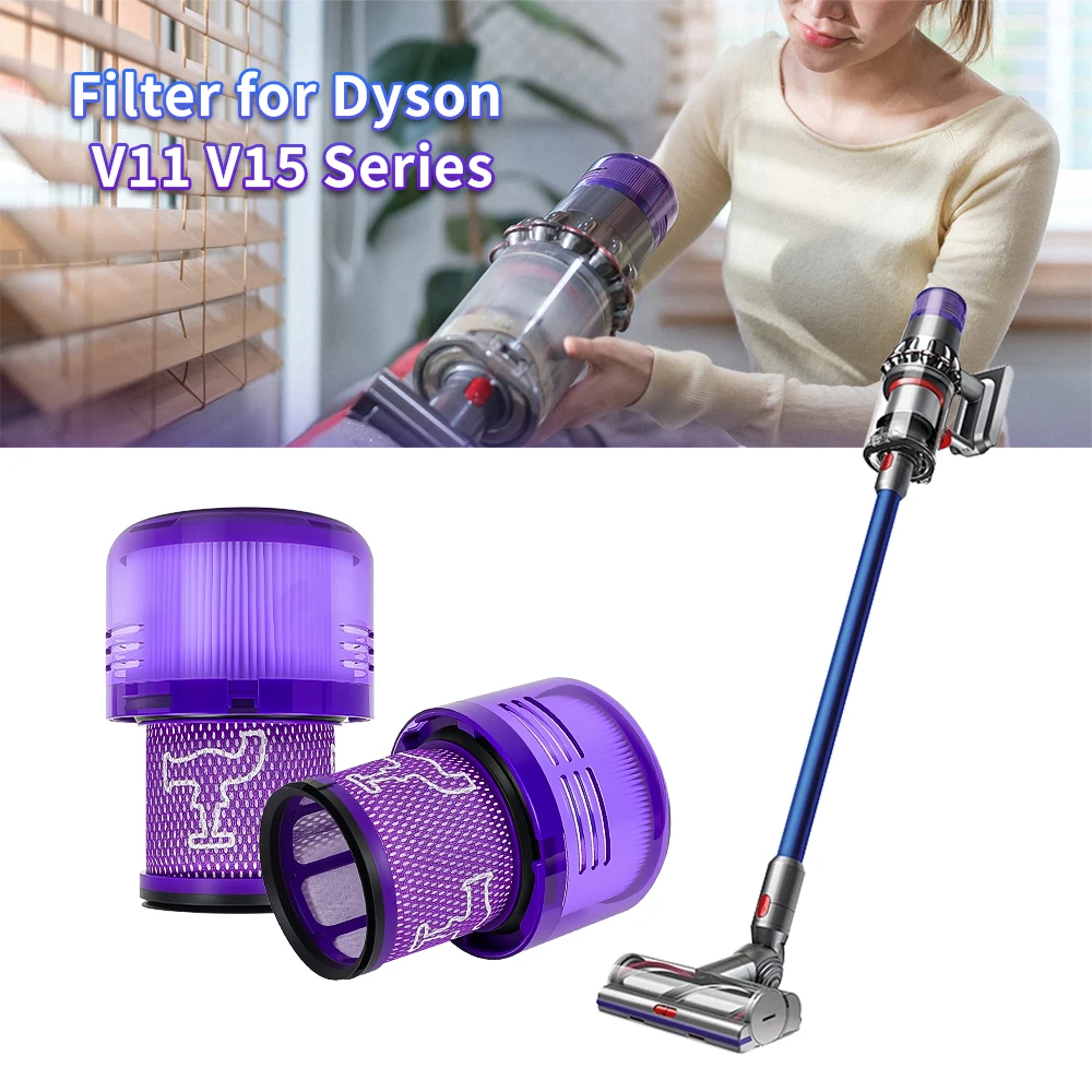 مرشح خلفي منظف لـ Dyson V11 Animal / V11 Torque Drive V15 مكانس محمولة قطع غيار أدوات تنظيف الترشيح الخلفي الإعصاري #5