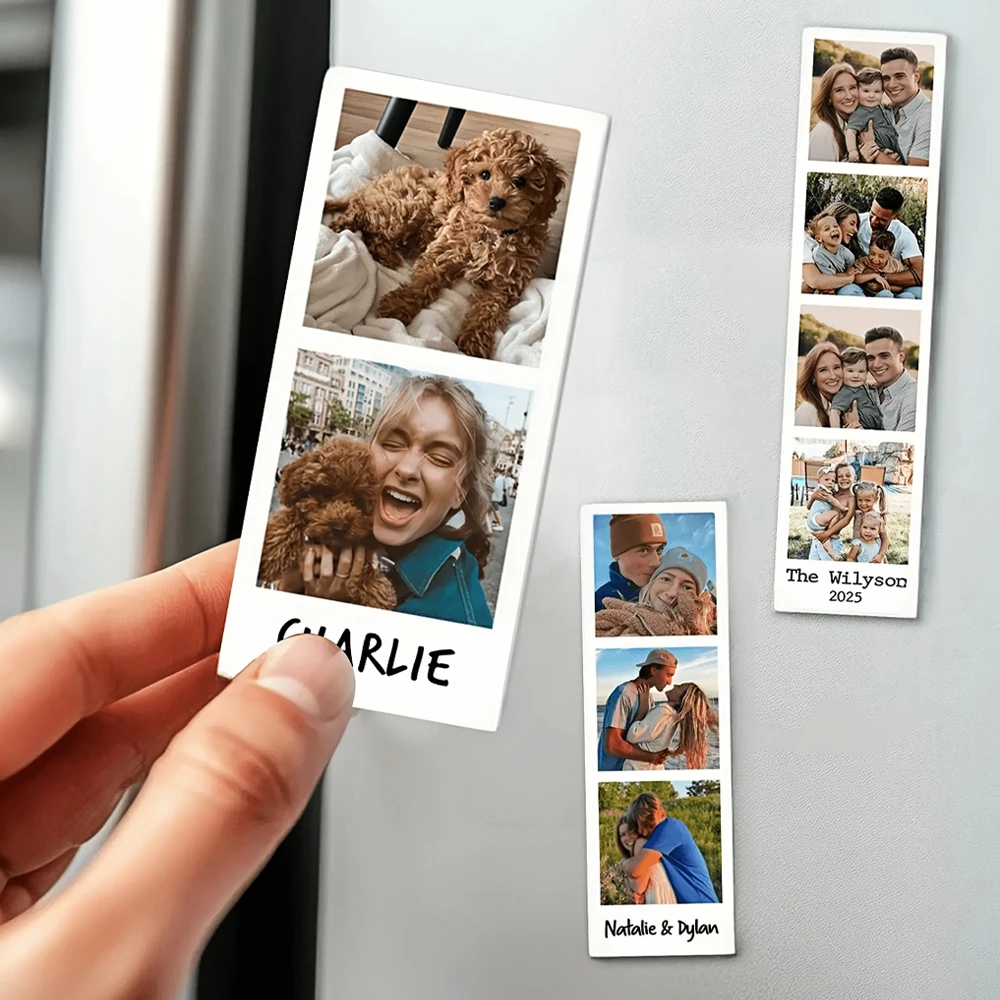 DIY Custom Fridge Magnets personalized Photo Custom Fridge Magnets Record Beautiful Moments Home Decor Essentials Creative Gifts