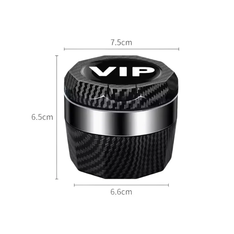 Car Ashtray Carbon Fiber Portable Ashtray Fit for JETOUR Traveler T2 2023-2024Car Interior Modification Accessories