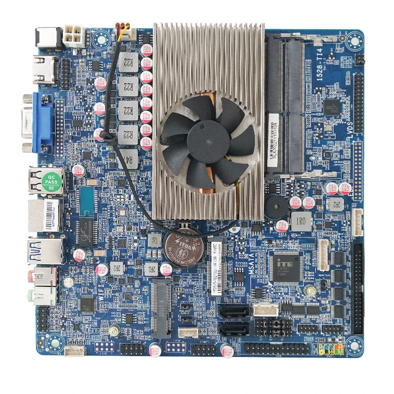 IKuaiOS Mini ITX Industrial Motherboard Inside 10th Gen Core i5 i7  Suitable for Industrial Control IoT Robot Embedded 1528-TI4