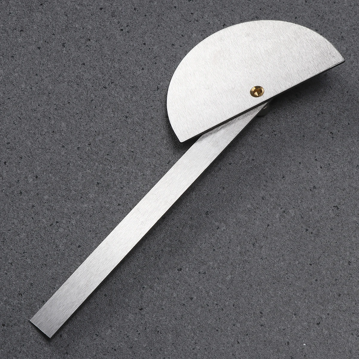 

2pcs Stainless Steel Protractor Round Head Measuring Tool Math Homework Drawing Ruler Angle Universal Light Carry Easy