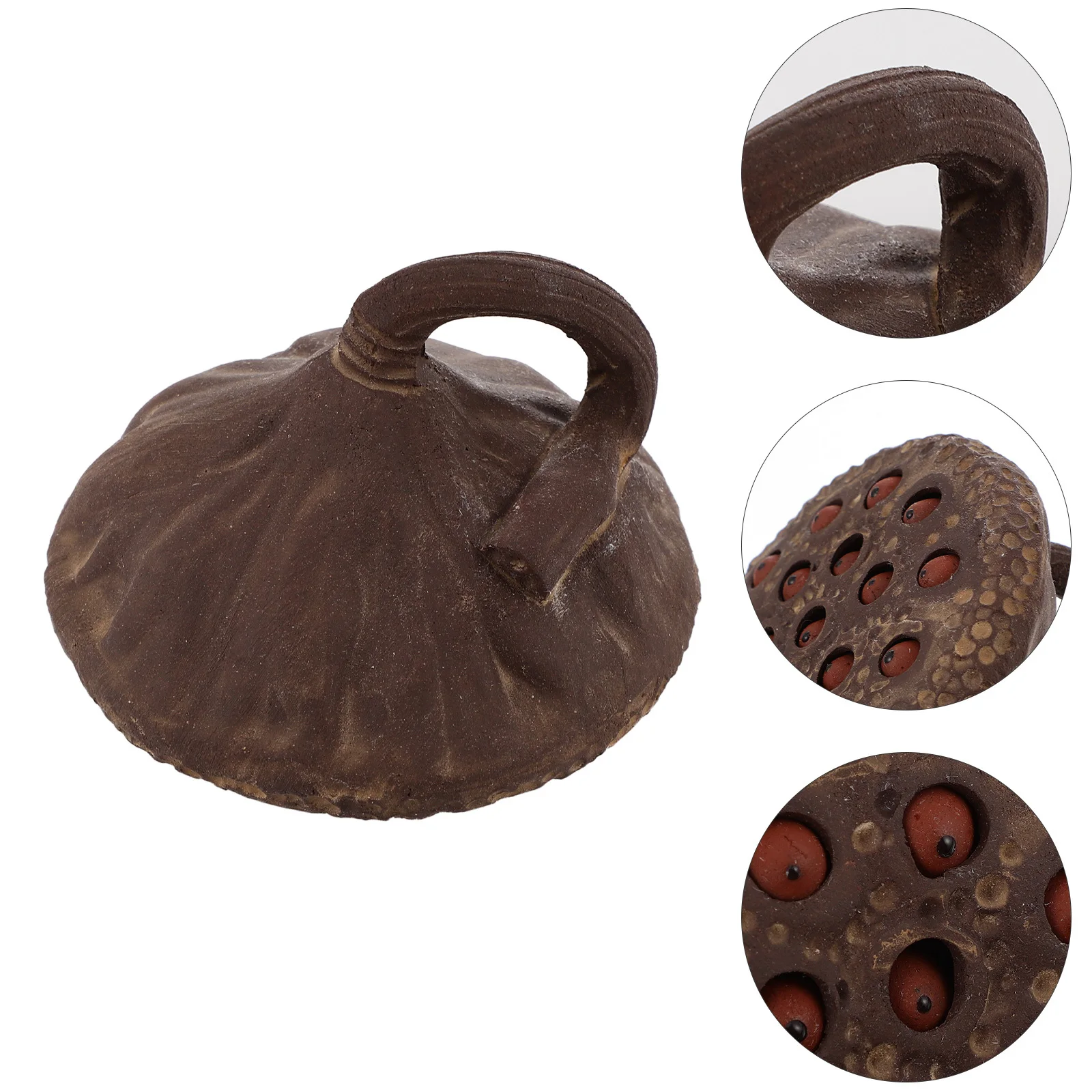 

Purple Tea Pet Decorative Adornment for Household Office Desktop Fengshui Table Ornament Lovely Zisha Tea Decor