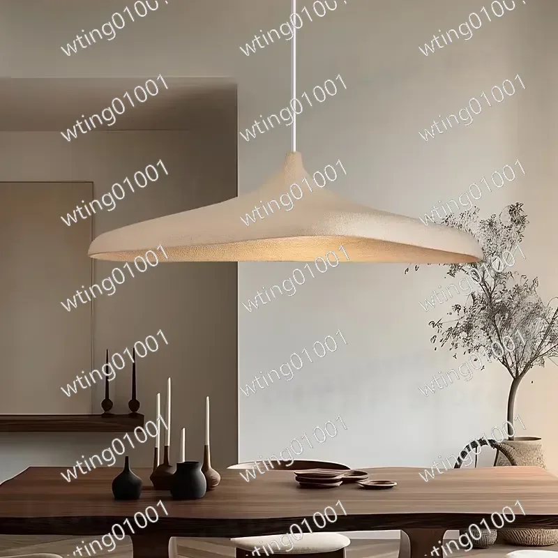 for Japanese Wabi Sabi E27 LED Pendant Light Modern Ceiling Chandelier for Living Dining Room Bedroom Home Decor Hanging Lamp