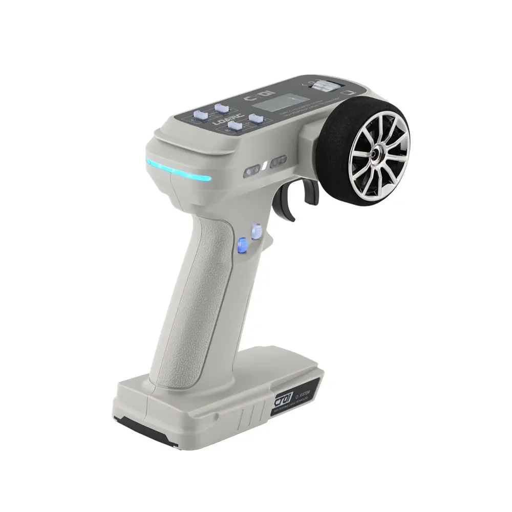LDARC CT01 2,4 GHz 8-Kanal-Profi-Fernbedienung, englisches und chinesisches LCD-Display für RC-Modellauto, Boot