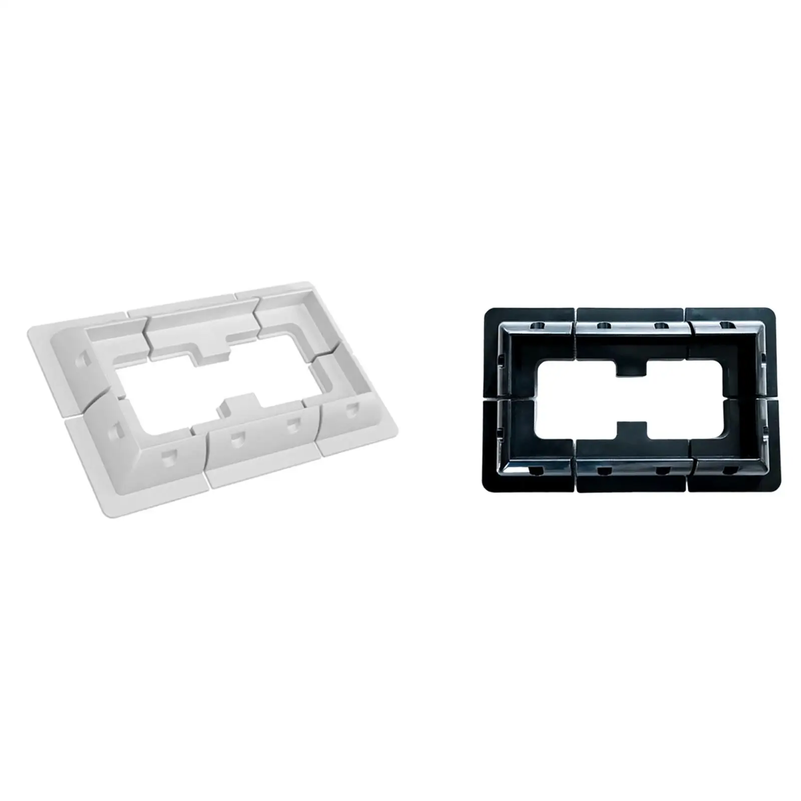 Kit de fixation d'angle pour panneaux solaires, support ABS pour panneaux solaires de camping-car, de motorhome, de yacht et de toit plat