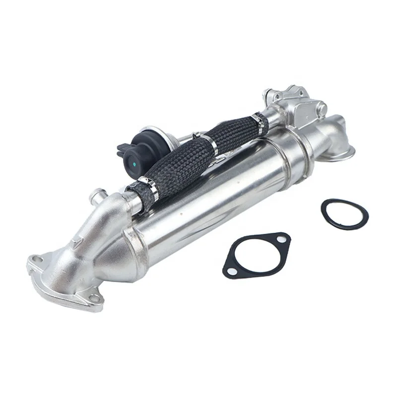 Aftermarket Engine EGR Valve Cooler Compatible with FB3Q9U443AA FB3Q9U443AB, with 1 Year Warranty