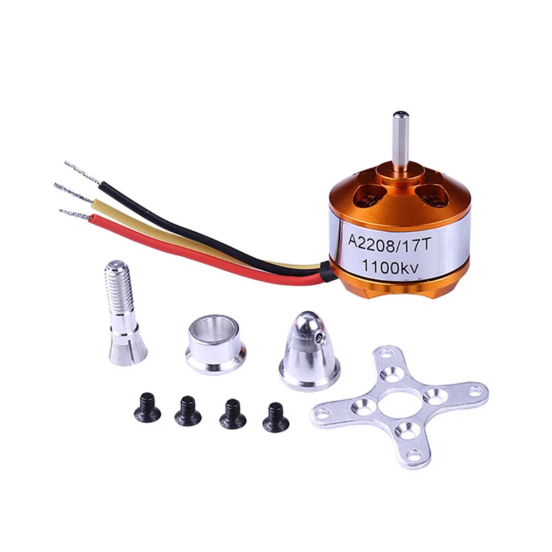 A2208 Aircraft Model Motor Kv1100 1400 1800 2600 Multi Axis Brushless Horse Fixed Wing Aircraft Model