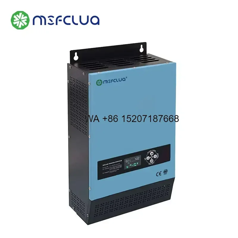Wmwmnu for MSFCLUA 4000W Low Frequency Solar Inverter Pure Sine Wave 24V 48V Wall Mounted 4KW Hybrid Grid Tie Inverter