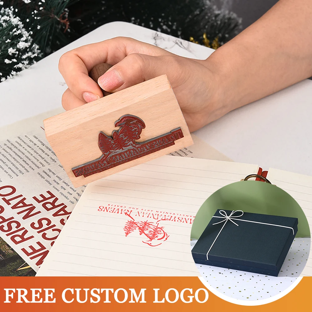 Timbro personalizzato timbro in legno personalizzato Wedding Seal Stamp Logo per invito cancelleria nome personalizzato marchio di nozze aziendale