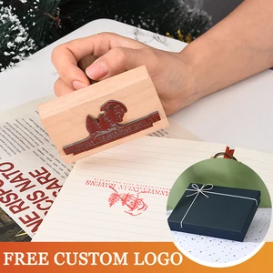 Sello personalizado personalizado de madera de madera logotipo de sello de sello para invitación Nombre personalizado Marca de boda de negocios 10 mejores logotipo de sellos de ventas - №9