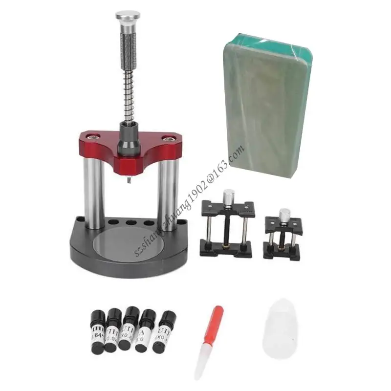 

Q6RB Comprehensive Watch Dial Feet Fixing Set Contains Welding Machine Foot Component Alloy Texture Suitable for Horology