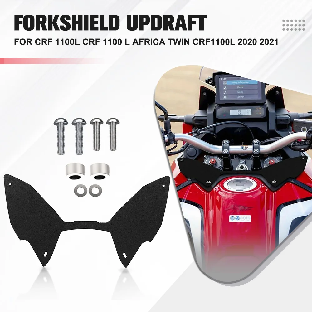 ملحقات الدراجة النارية لهوندا CRF 1100 L أفريقيا التوأم 2020-2021 تمديد خزان الوقود الرياح Updraft منحرف حامي CRF1100