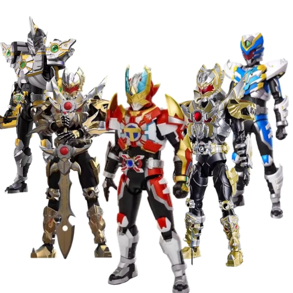 

AULDEY Building Blocks Action Figures 5-Piece Red Set Painted Version Emperor Hero Gift Box Assembly Model Collectible Toy