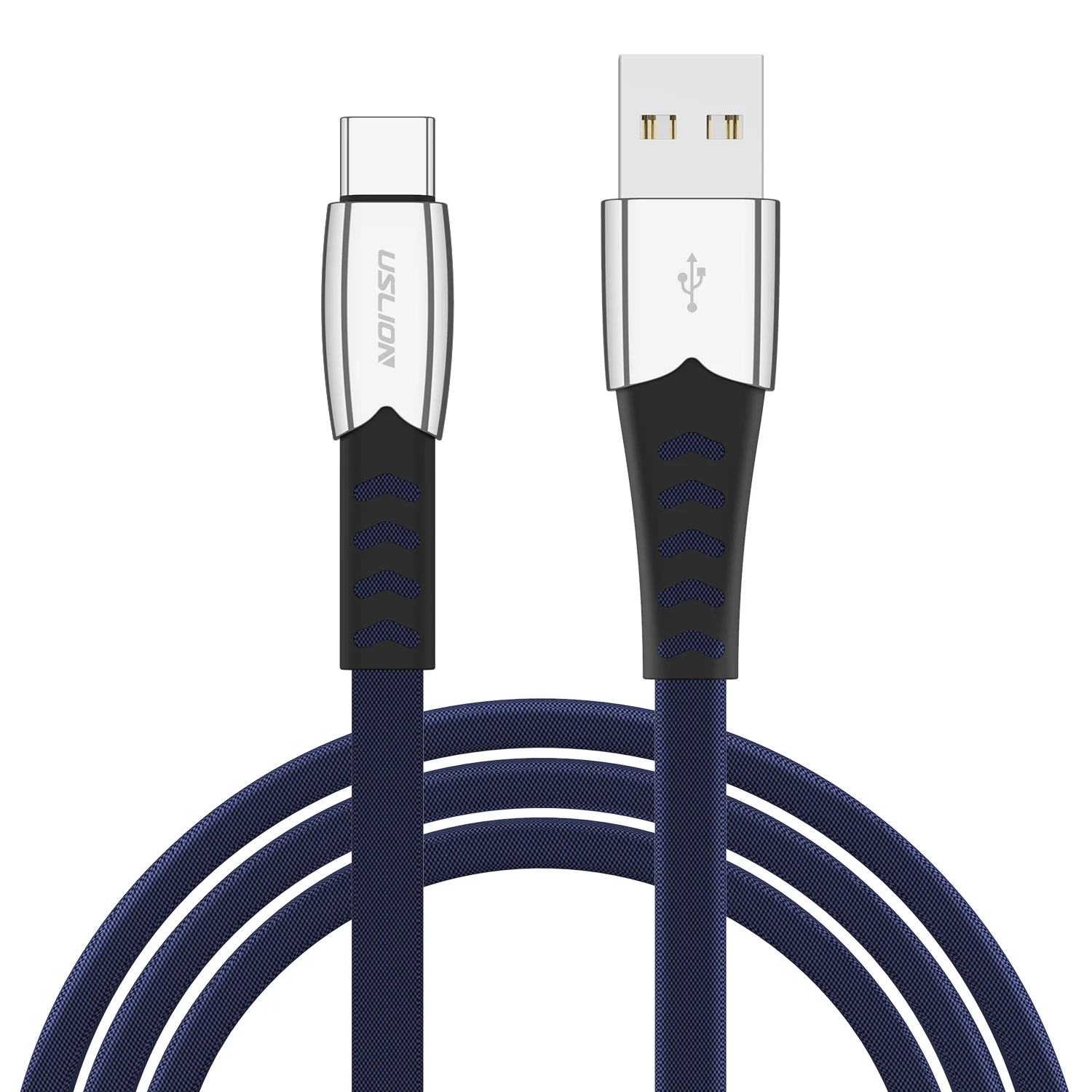 USLION Alloy Type C USB Cable USB-C Type-C Cable for Huawei P30 Lite Pro 3A USB Charging Cord for samsung galaxy s22 s21 plus