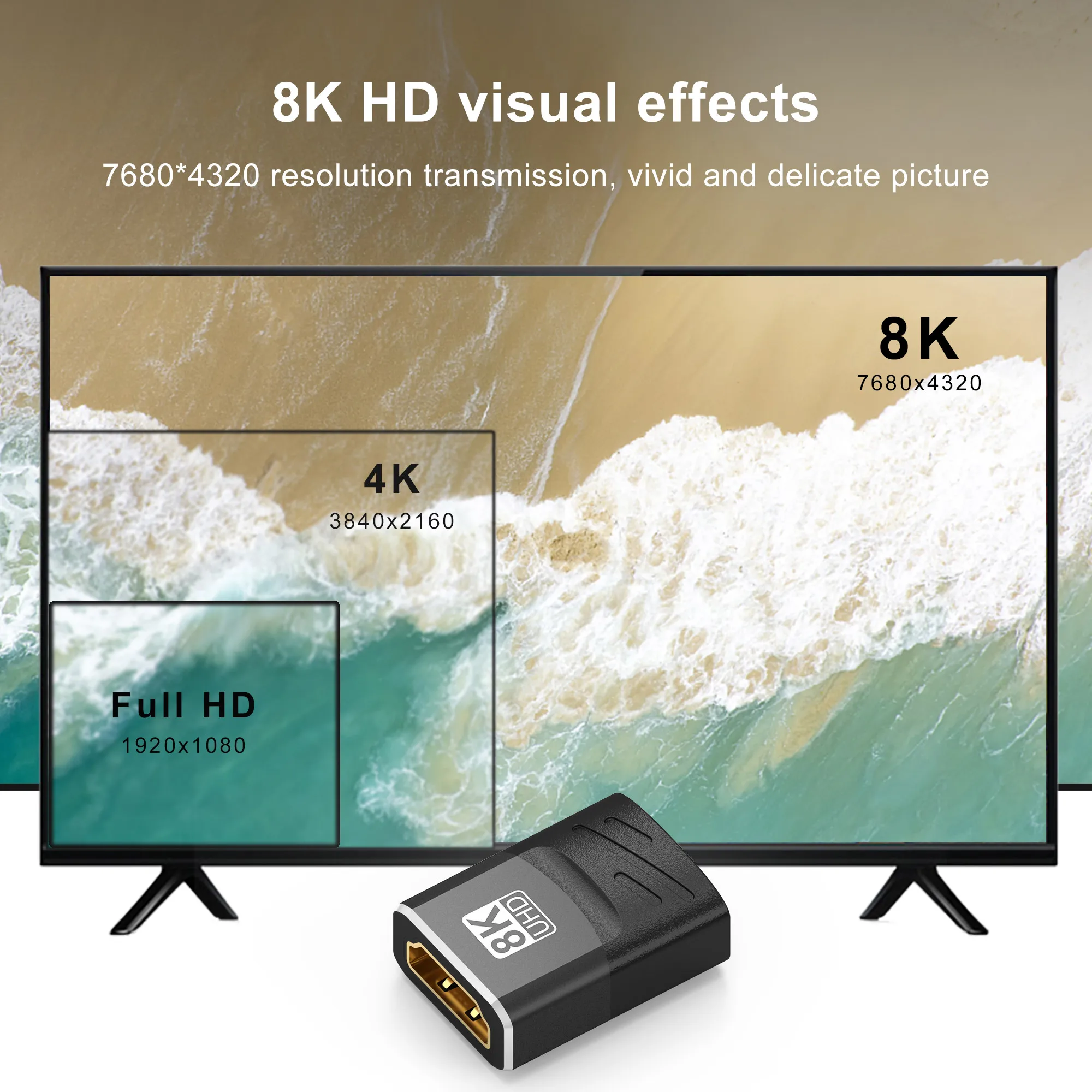 8K HDMI Extender 8K 60Hz 4K 12 - Hdmi Cable 2.1 评论和价格