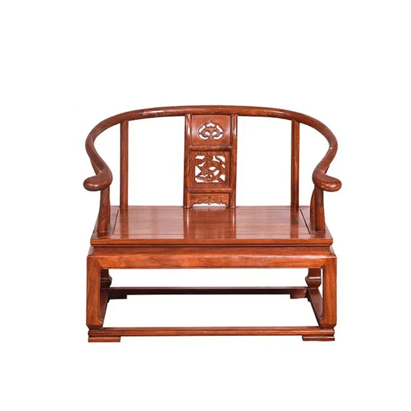 

mahogany zen chair, three-piece set, flower pear, solid wood, armchair, hedgehog, red sandalwood, cross-legged