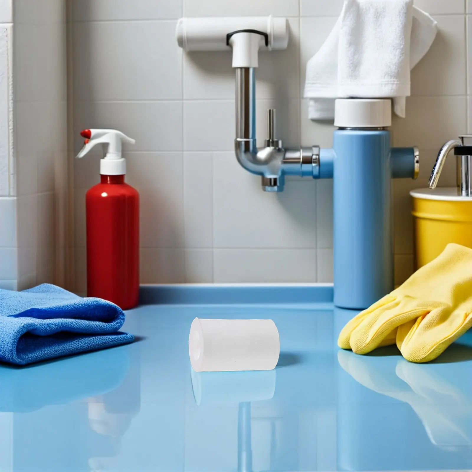 

30Pcs PP Cotton Filter Cartridge Replacement for Kitchen Sink Faucet and Bathroom Tap Water Filters Sediment Rust Removal