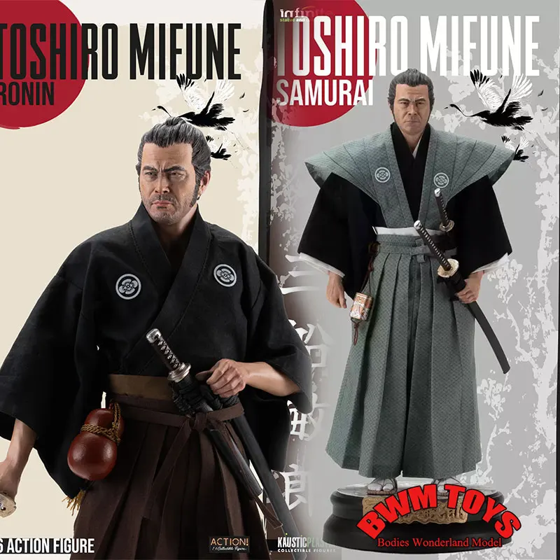 

In Stock Infinite 1/6 Scale Male Soldier Toshirô Mifune Japanese Samurai Ronin Edition 12 Inches Action Figure Doll Collection