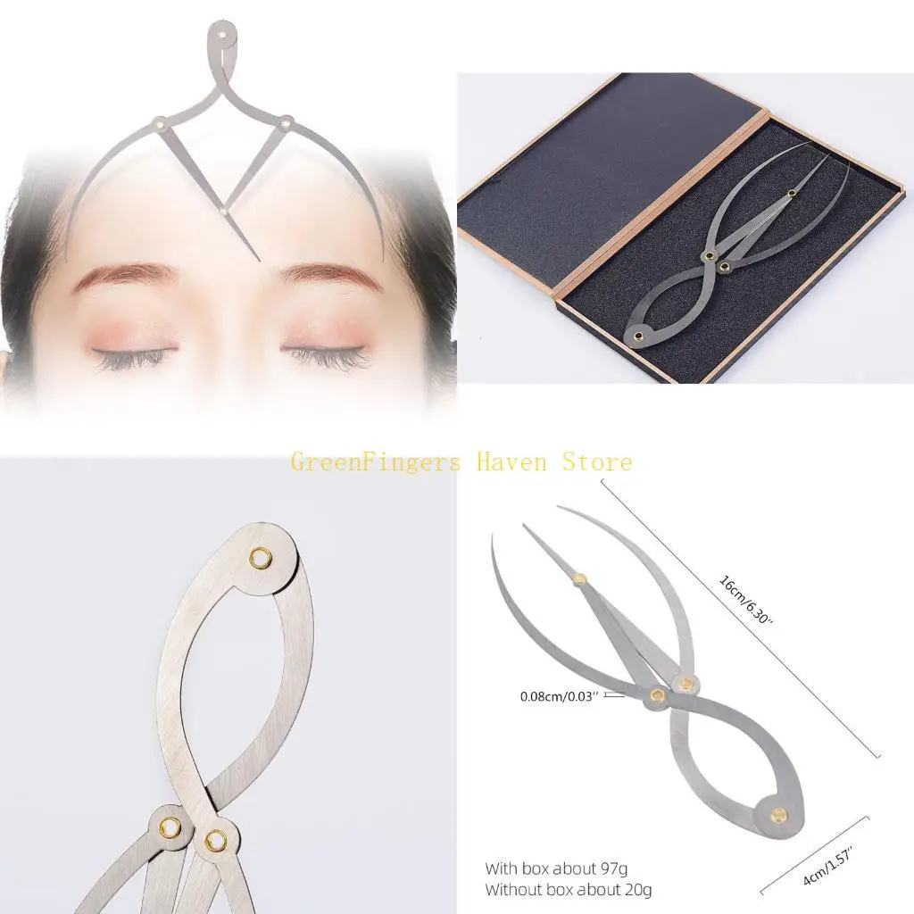 

F68D New Hot Three-point Positioning Balance Caliper for Eyebrow Tattoos Makeup