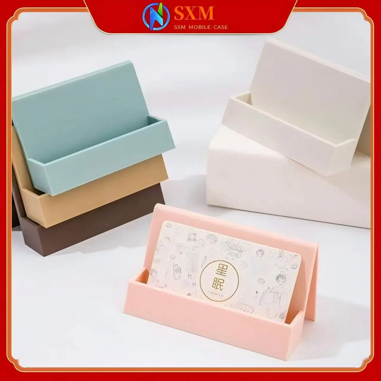 

Business card box, table, business card shelf, table, high-grade transparent acrylic card storage box
