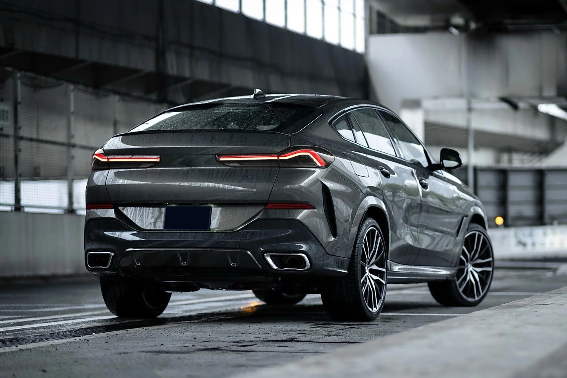 أضواء القيادة LED تشغيل المياه التوجيه الجديدة 12 فولت الأحمر ل BMer X6 19-23 الضوء الخلفي الجمعية G06 تعديل اسود #6