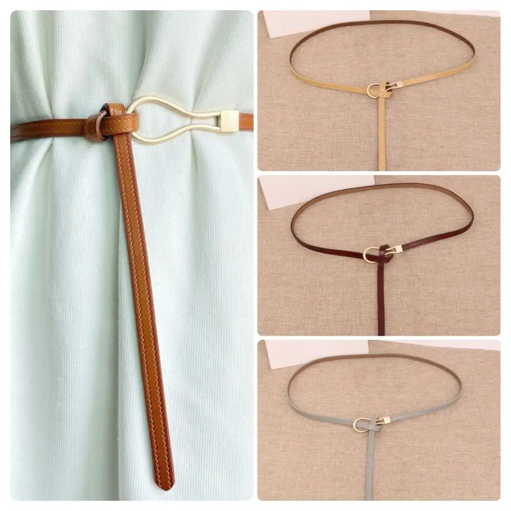 

Dress Decor Casual Geometric Belt New PU Leather All-match Waist Seal Styling Accessories Waist Chain