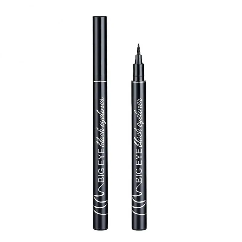 Anti-Zweet Eyeliner Cool Zwart Waterdicht Niet Vegen Koele Zwarte Eyeliner Starry Sky Thin Head Eyeliner Pen Cosmetische Make-Up