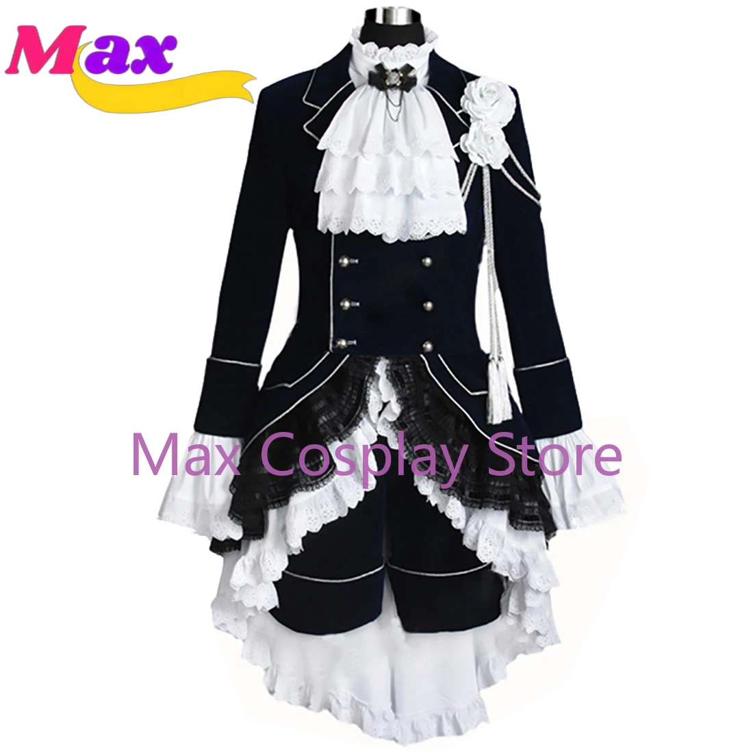 Max Cosplay Ciel Phantomhive Black Cosplay Costume Custom size