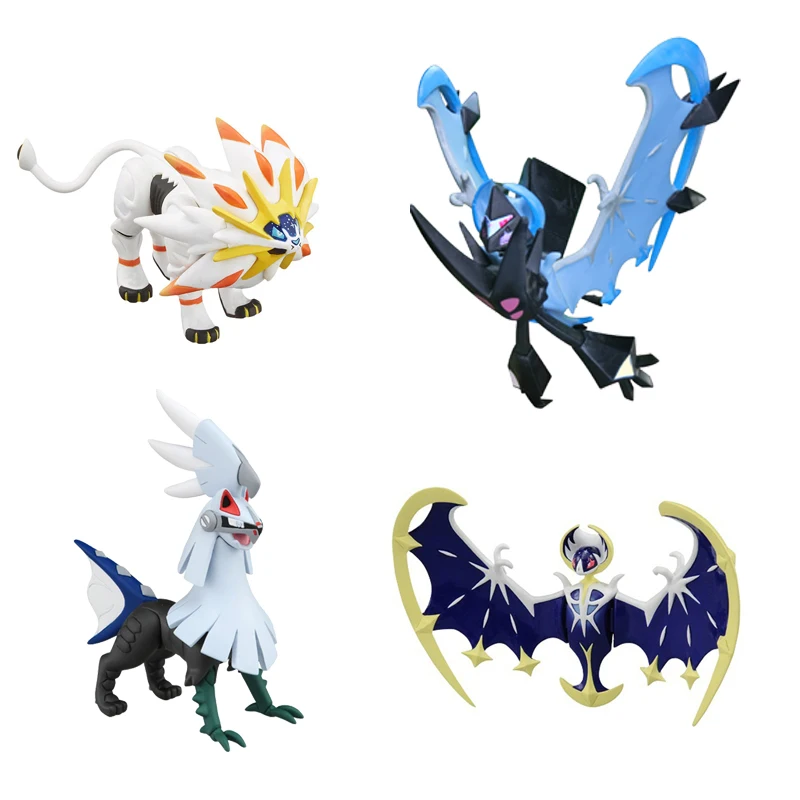 

Pokémon Plush Dolls Set - Silvally / Lunala / Solgaleo / Necrozma (Dawn Wings)