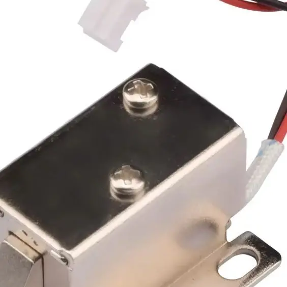 For Storage Cabinet – LY-03 Mini Solenoid Lock DC12V, Electric Bolt, 0.35A/0.6A, Electronic Lock, Compact, Secure.