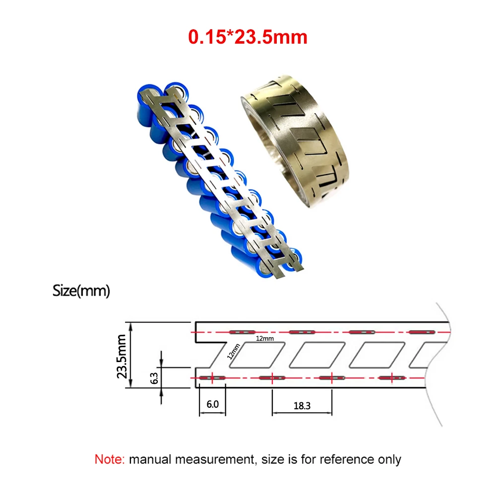 1 Meter Pure Nickel Strip 2P 0.15mm 18650 Li-ion Battery Nickel Belt Sheet High Purity 99.96% Spot Welder Welding Connector Tape