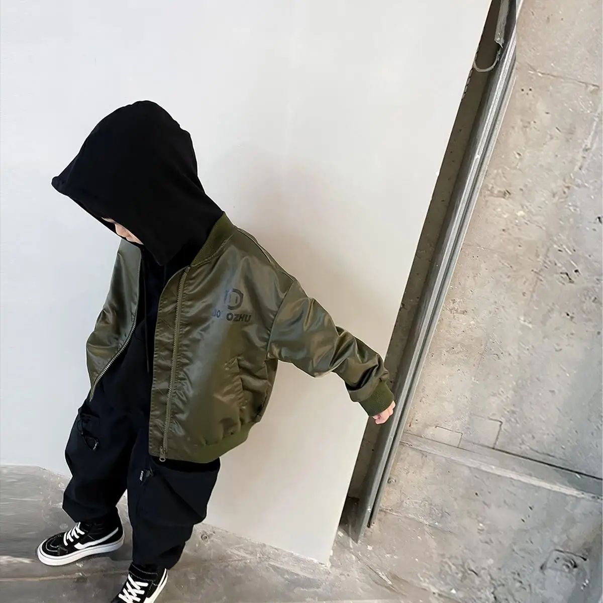 

Children's Clothing Boys' Jacket 2022 Spring and Autumn New Fashion High-End Baseball Uniform Children's Long Sleeve Top