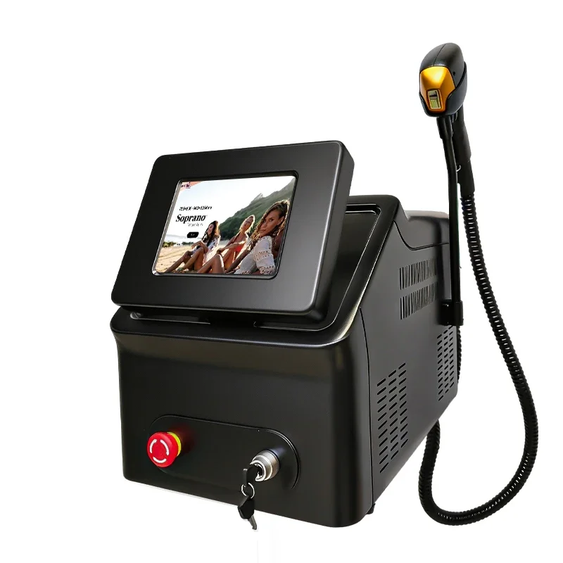 Diode Laser Hair Removal Machine 5 Wavelengths with Sapphire Ice-Cooling – Long-Lasting, Comfortable Hair Remover, CE Certified