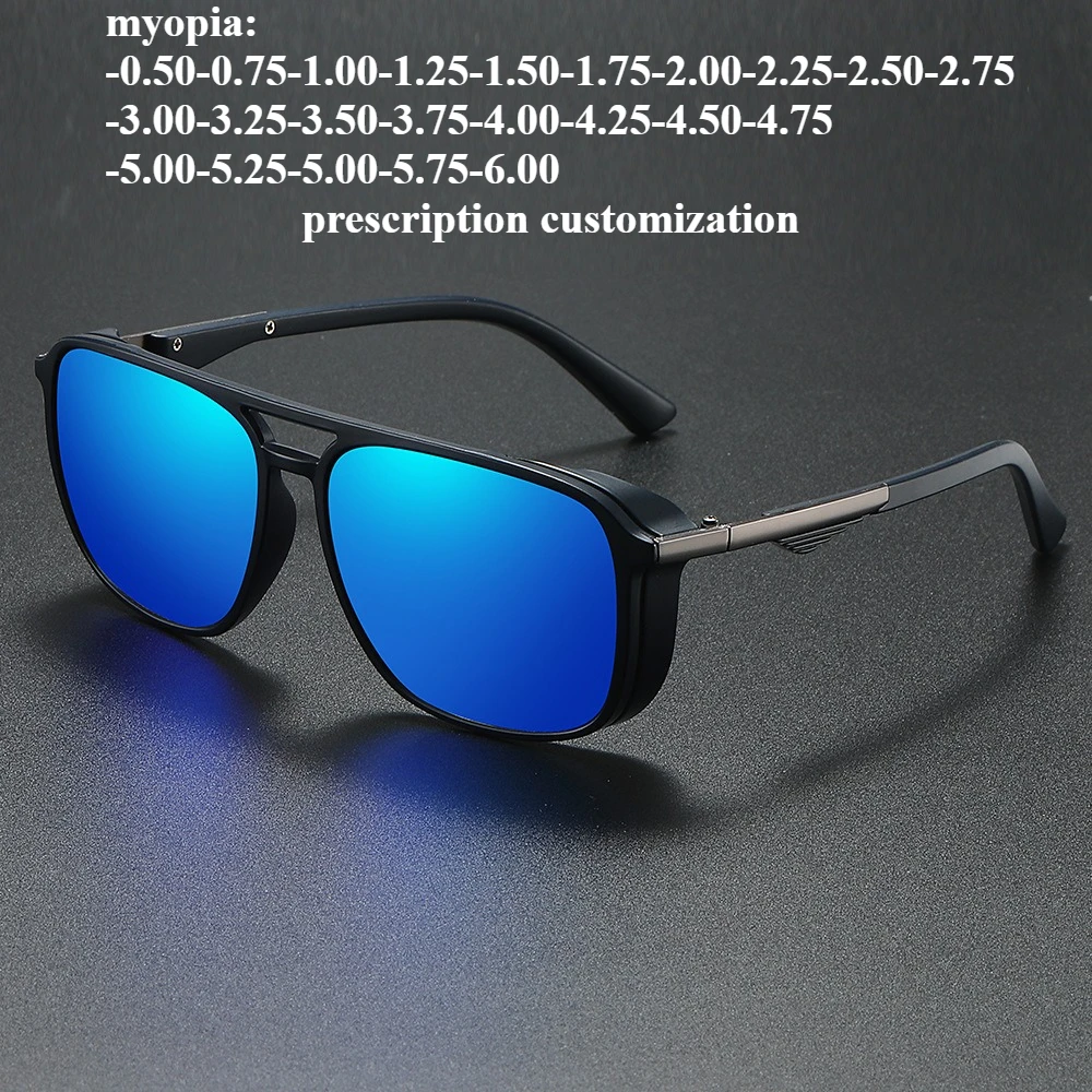 

58-16 Men's square polarized sunglasses Outdoor fishing riding glasses Driver driving custom prescription glasses