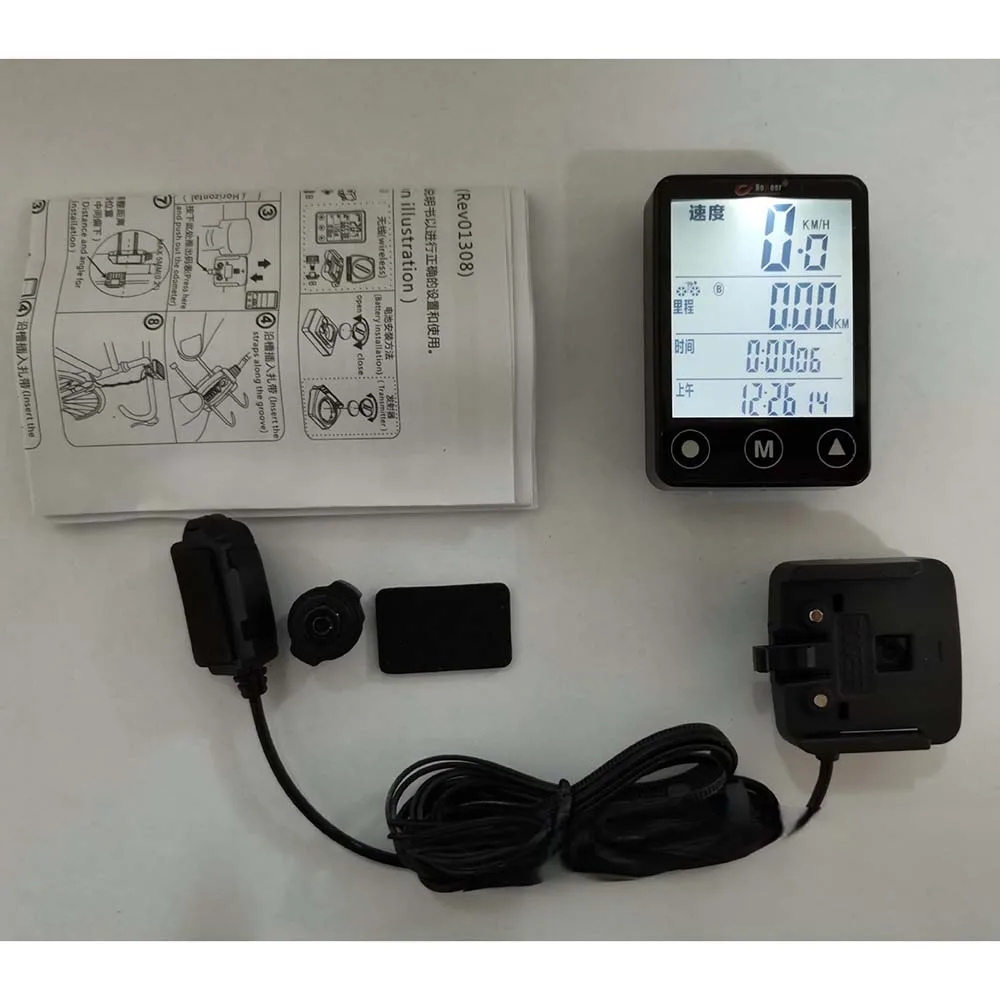 Cycling Computer 2inch Touch Screen Bicycle Code Table Cyclocomputer Speedometer Odometer Speed Counter for Bike Motorcycle