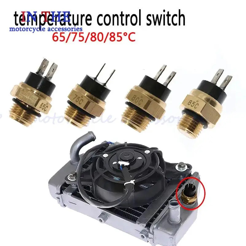 

M14 M16 Degree Water Temperature Sensor Radiator Cooling Fan Thermo Switch For Honda Water Tank Temperature Control Switch
