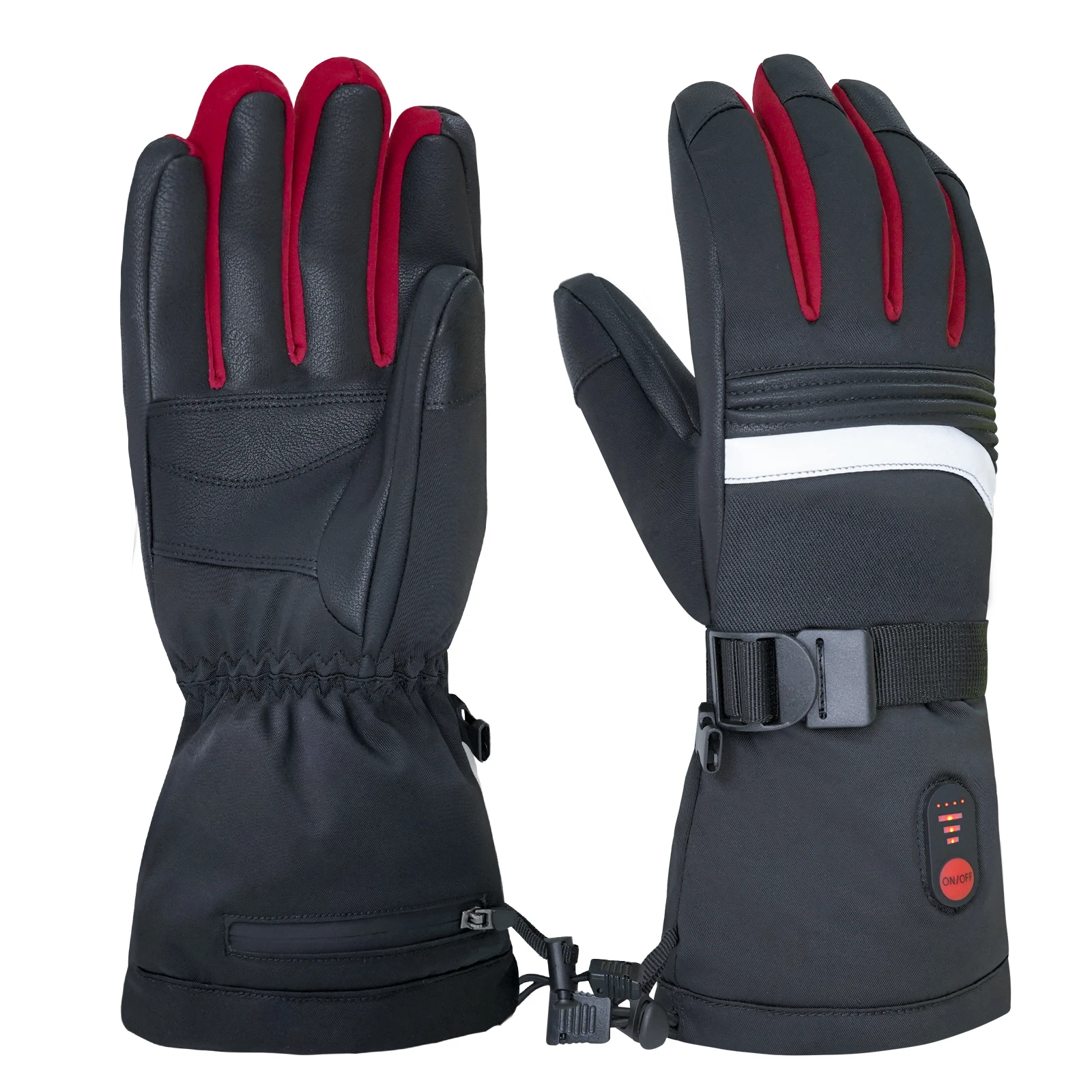 Snow Glove Insulated - Rękawice narciarskie z podgrzewaniem USB, lekkie,