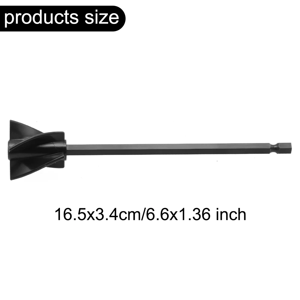 

Resin Stirring Paddles Resin Stirring Paddles Standard Hex Shank 16.5x3.4cm 4pcs Four-bladed Resin Mixer Attachment Drill Paint