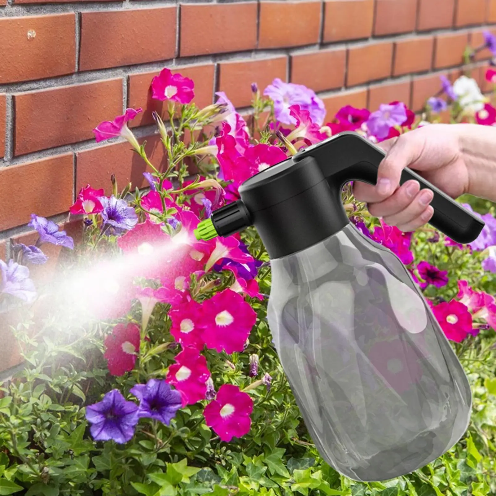 زجاجة رذاذ مستر الكهربائية 2L أداة تنظيف قابلة للتعديل زجاجة رذاذ كهربائية محمولة لسيارة البستنة في ساحة العشب #3