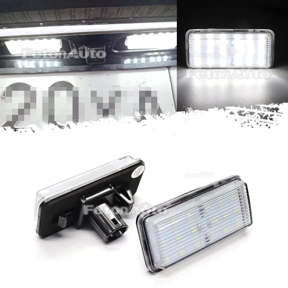 Suitable for Lexus LX470 LX570 Toyota Land Cruiser 100 200 Prado 120 Ritz 4D Mark X Car Light LED License Plate Light