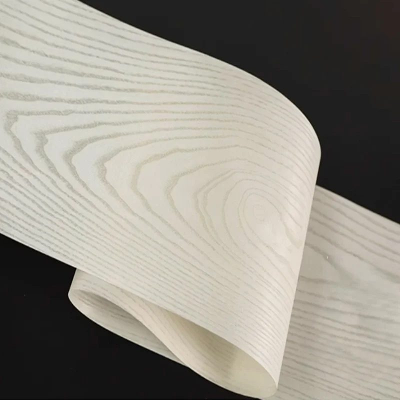 Natural White Ash Wood Veneer Landscape Grain for Cabinet Door Upgrade Wall Cladding Furniture Decor Panel L:2.5Meterx200x0.3mm - Image 2
