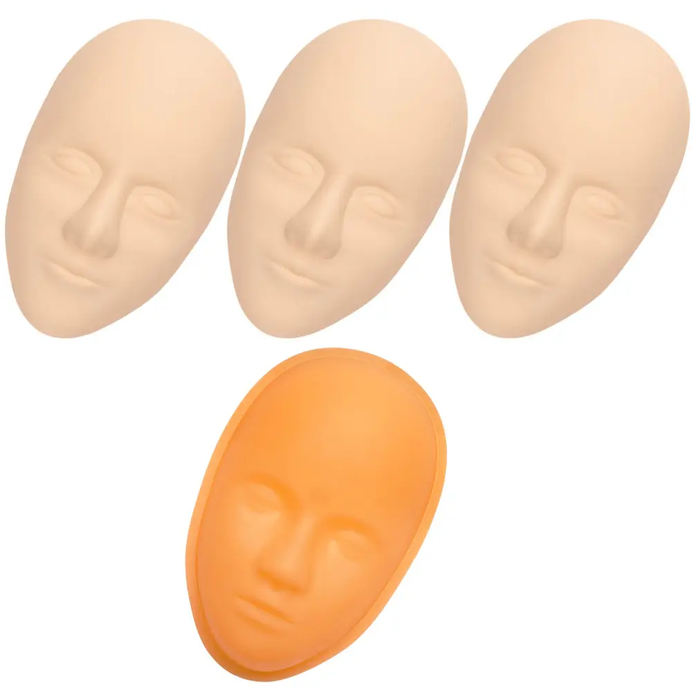 

Набор из 1 силиконовой модели для тренировки татуажа бровей, реалистичная гладкая поверхность для макияжа, отработки контура губ, теней для век и хайлайтера