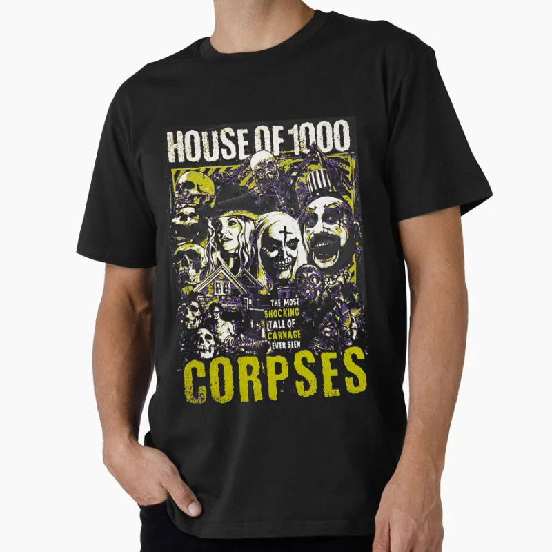 

Captain Spaulding 1225 House Of 1000 Corpses Sacry Halloween Gift T-Shirt 80s Horror movie Graphic Clothes All size Tops S-6XL