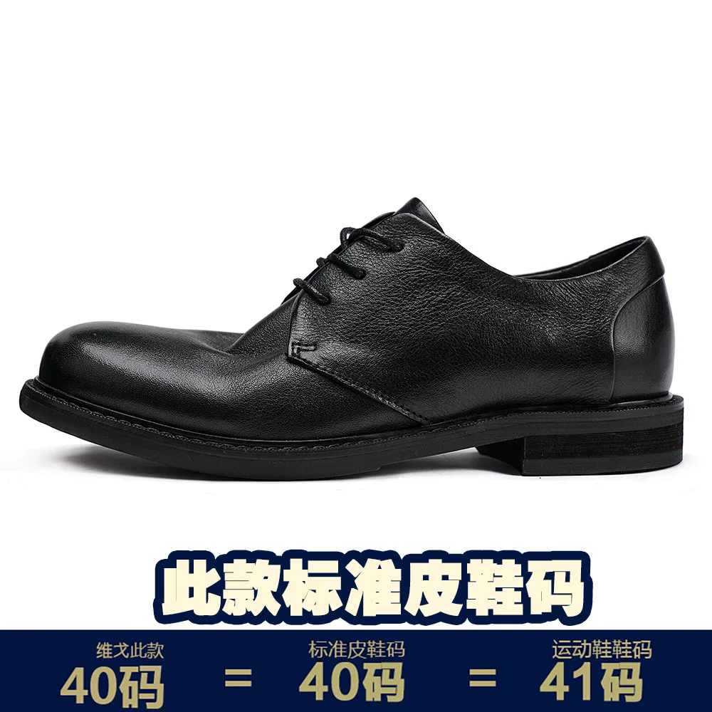 designer shoes Cowhide Leather Original Shoes Men Dress Shoes Spring Autumn High Quality Genuine Leather Lace-Up Men Shoes